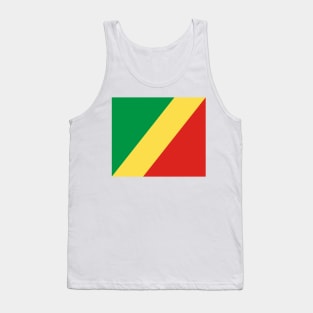 Congo Brazzaville flag Tank Top